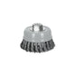 Carda copa 4' alambre trenzado fino, Multi-rosca, TRUPER, Truper, SKU 100852
