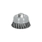 Carda copa 4' alambre trenzado grueso, Multi-rosca, TRUPER, Truper, SKU 100855