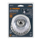 Carda copa 4' alambre trenzado grueso, Multi-rosca, TRUPER, Truper, SKU 100855 — vista 2