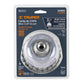 Carda copa 4' alambre trenzado fino, Multi-rosca, TRUPER, Truper, SKU 100852 — vista 2