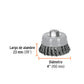 Carda copa 4' alambre trenzado fino, Multi-rosca, TRUPER, Truper, SKU 100852 — vista 4