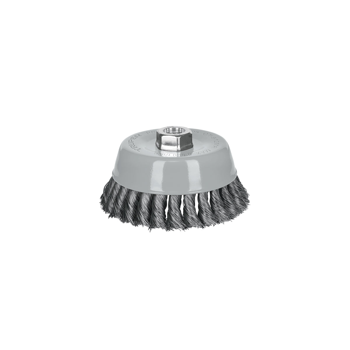 Carda copa 5' alambre trenzado fino, Multi-rosca, TRUPER, Truper, SKU 100853