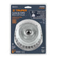 Carda copa 5' alambre trenzado grueso, Multi-rosca, TRUPER, Truper, SKU 100856 — vista 2