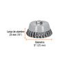 Carda copa 5' alambre trenzado grueso, Multi-rosca, TRUPER, Truper, SKU 100856 — vista 4
