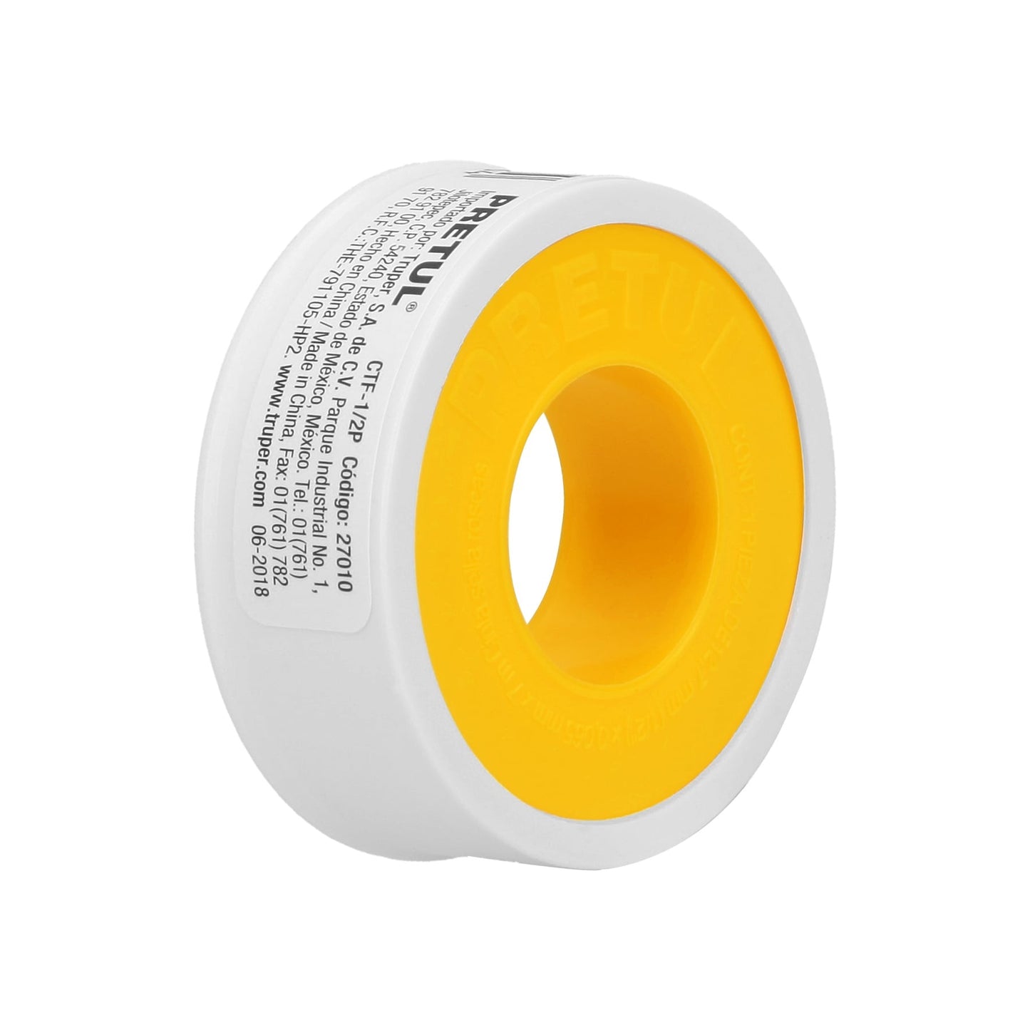 CINTA SELLA ROSCAS 1/2 PRETUL 27010 CTF-1/2P