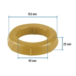 CUELLO DE CERA SIN GUÍA PARA WC ROBUSTO 250G FOSET 46236 CU-WC-R