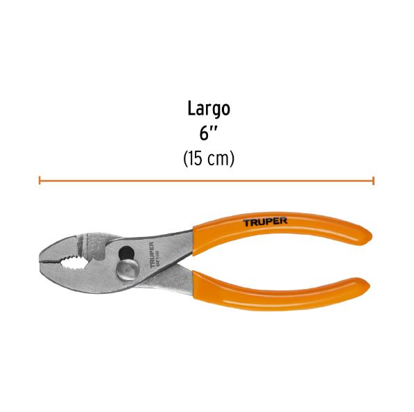 PINZA DE CHOFER 6" MANGO DE VINIL    PCH-6