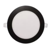 Luminaria Empotrar LED Circular 225mm Diámetro Corte 205mm Negro 18W 85-265V 1287LM 40K PLEDC18W40KN