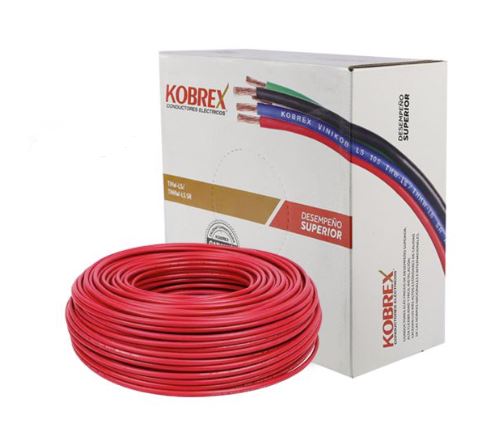 CABLE CALIBRE #12 THW ROJO CAJA 100M