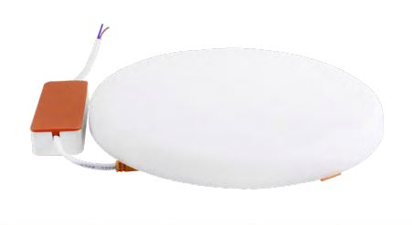 Luminaria Empotrar LED Circular Corte Ajustable 5cm-9cm 1280lm 85-265v Blanco 15W 65K LESATH15W65K