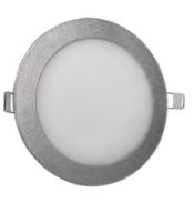 Luminaria Empotrar LED Circular 120mm Diámetro Corte 105mm Gris 6W 85-265V 295LM 65K PLEDC6W65KG