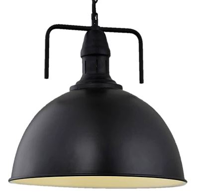 LUMINARIA DECORATIVA 127V 60W IP20 NEGRA