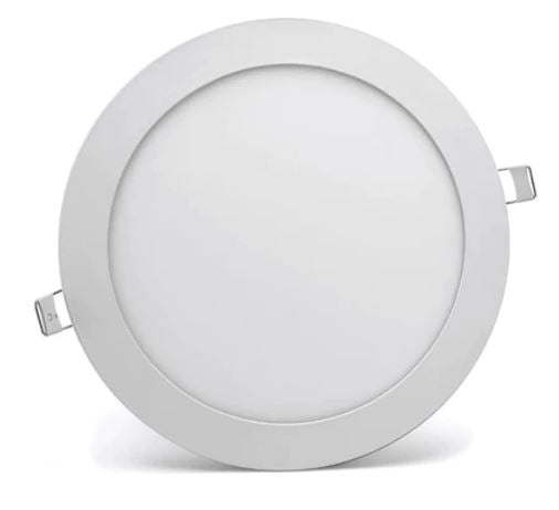PANEL LED SLIM EMPOTRADO REDONDO 24W LUZ CALIDA