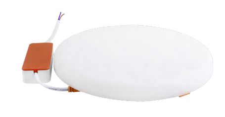 Luminaria Aspirina Empotrar LED Circular Corte Ajustable 4cm-7cm 586lm 85-265V Blanco 8W 40K LESATH8W40K