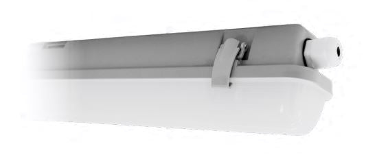 Luminaria a Prueba de Polvo y Humedad LED 1210mm x 95mm x 80mm  Opalino  36W 100-240V 3240LM 65K PVE36W65K