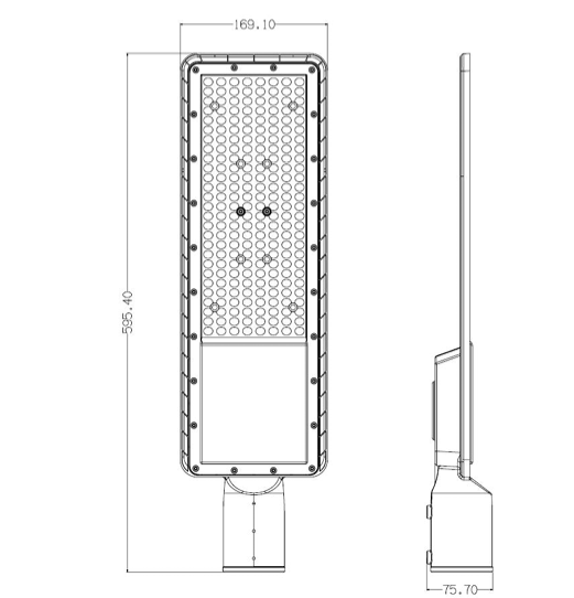 STREETLIGHT SUBURBANA LED 150W 18,000LM 60K LUZ FRÍA FORLIGHTING ELT-216L ECOLITE