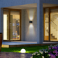 LÁMPARA MURO ARBOTANTE LED CUBO EXTERIOR NEGRO 20W 30K LUZ CÁLIDA TECNOLITE 20HLED848MV30N
