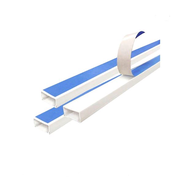 CANALETA BLANCA 40 X 25 CON DIVISION CON ADHESIVO