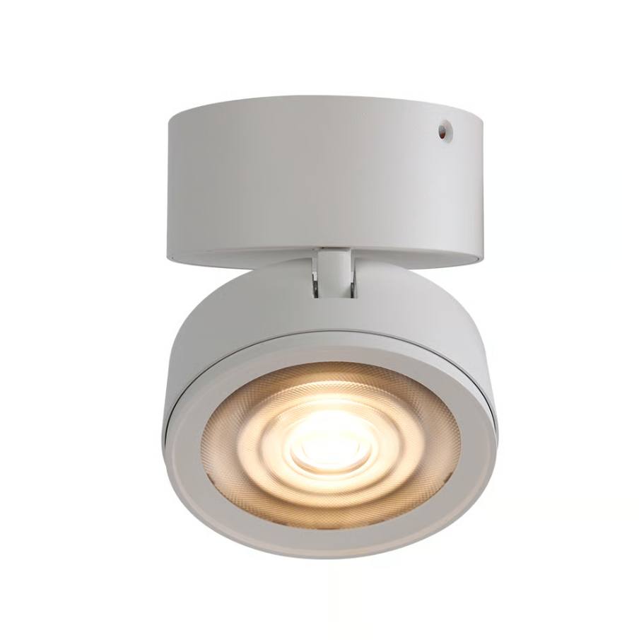 SOBREPONER TECHO BLANCO CILINDOR DIRIGIBLE 15W 30K LUZ CÁLIDA TECNOLITE LED15W30K BLANCO