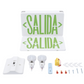INDICARDOR SALIDA LETRERO DE EMERGENCIA CON BATERIA DE RESPALDO 3W VERDE SFIRE SFKDC860