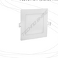 PANEL SLIM CUADRADO EMPOTRABLE DE 18W LUZ NEUTRA 4000K TECHNOSHINE PSS18WNW