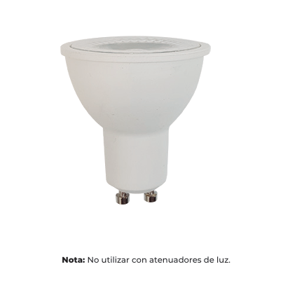 FOCO LED GU10 6W 41K LUZ NEUTRA PHILCO 57629 BLANCO NEUTRO 4000k
