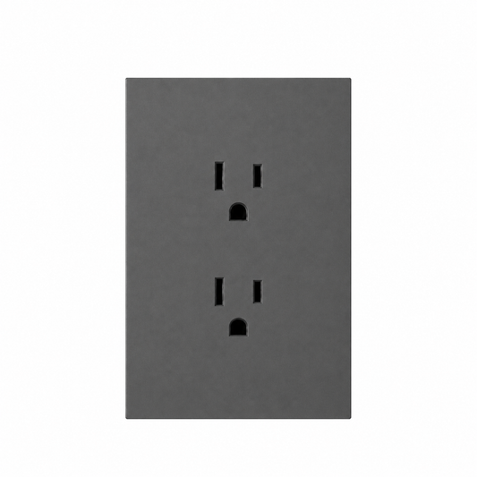 CONTACTO DOBLE DUPLEX GRIS OXFORD 3 VIAS LUXURY ARTLITE APL-404