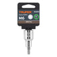 Dado punta corta bristol M6, cuadro 1/2', TRUPER, Truper, SKU 101293 — vista 2