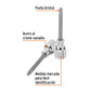 Dado punta larga bristol M6, cuadro 1/2', TRUPER, Truper, SKU 101249 — vista 3