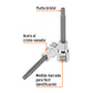 Dado punta larga bristol M8, cuadro 1/2', TRUPER, Truper, SKU 101300 — vista 3