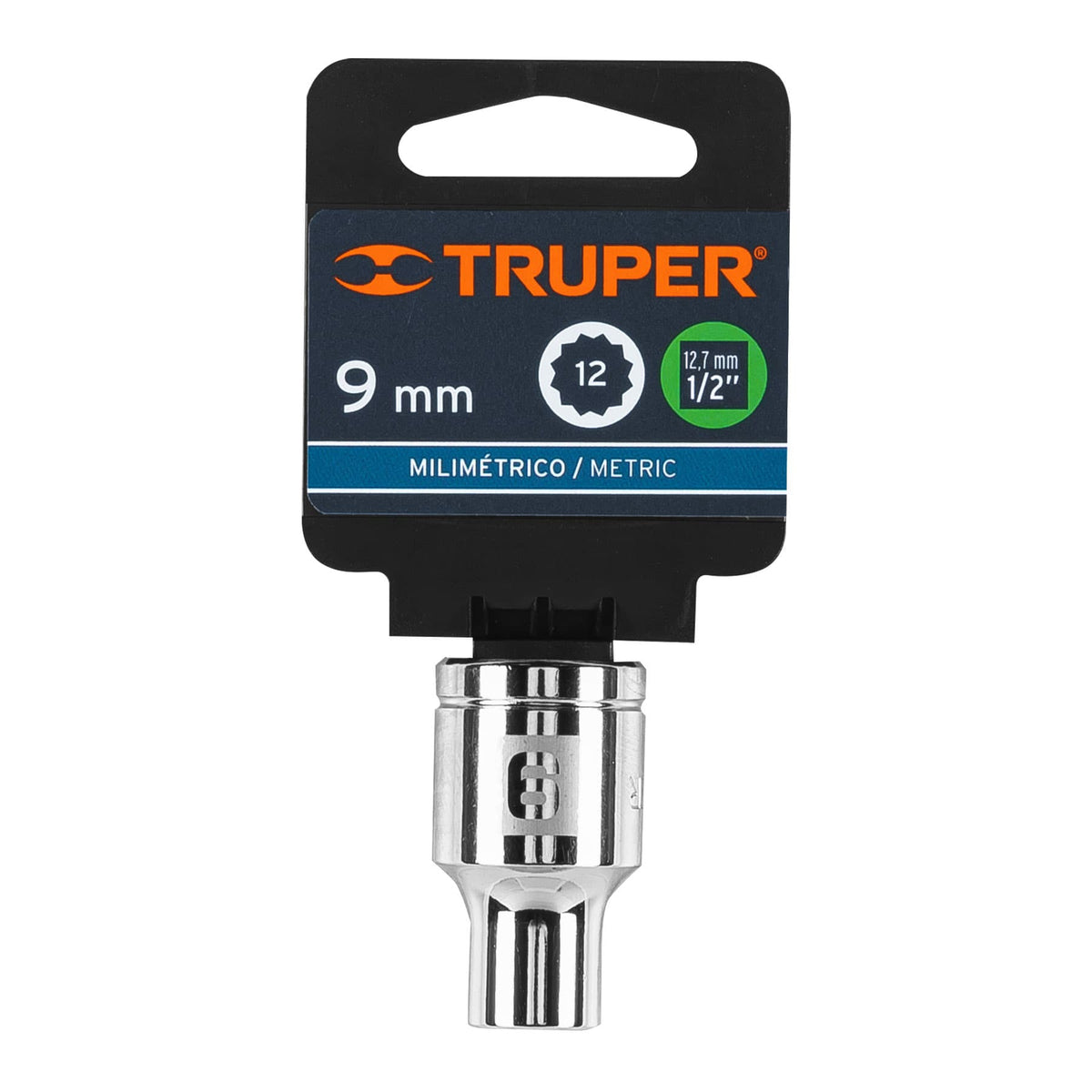 Dado de 9 mm 12 puntas cuadro 1/2' TRUPER — foto oficial 2