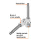 Dado punta larga bristol M10, cuadro 1/2', TRUPER, Truper, SKU 101301 — vista 3