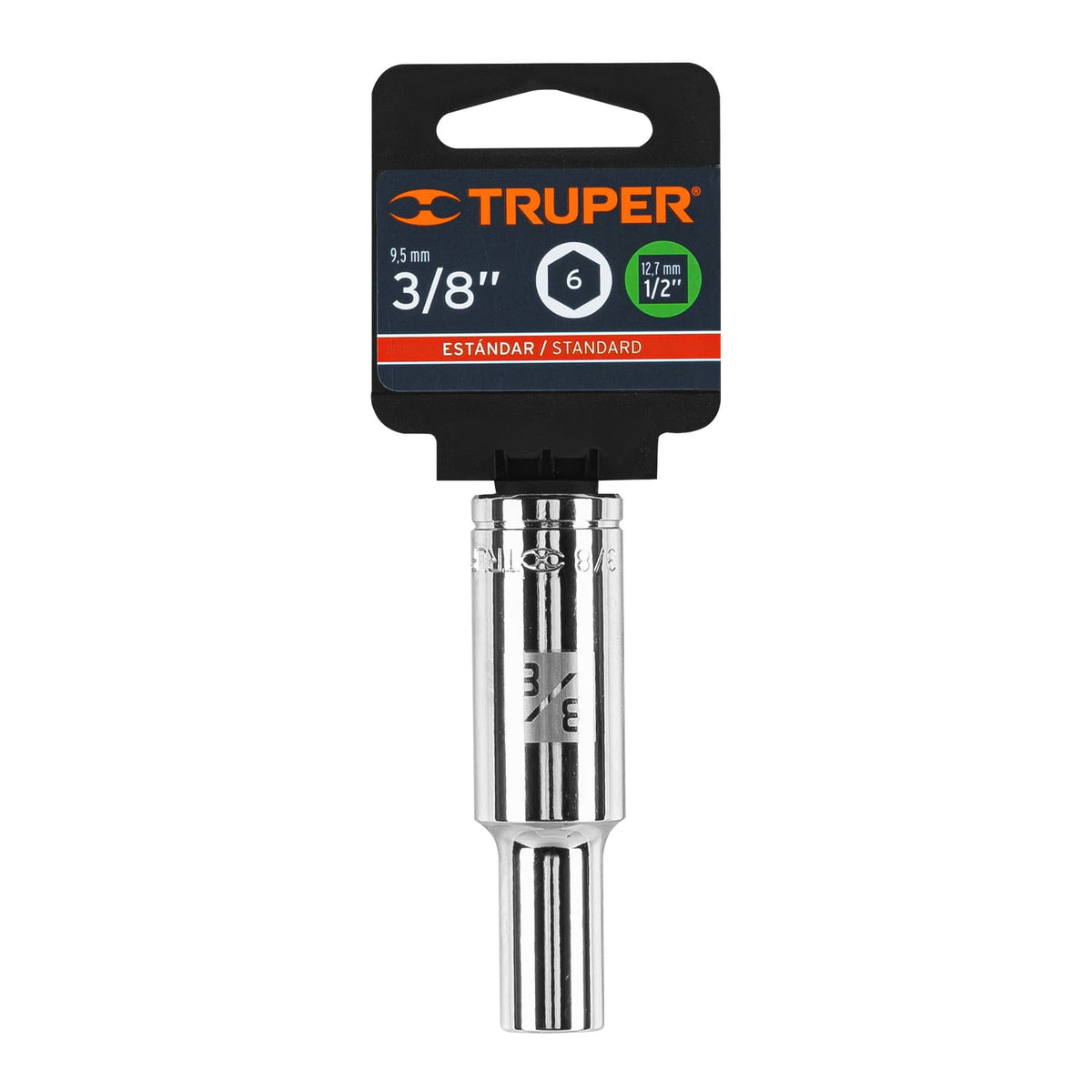 Dado largo de 3/8' 6 puntas cuadro 1/2' TRUPER — foto oficial 2