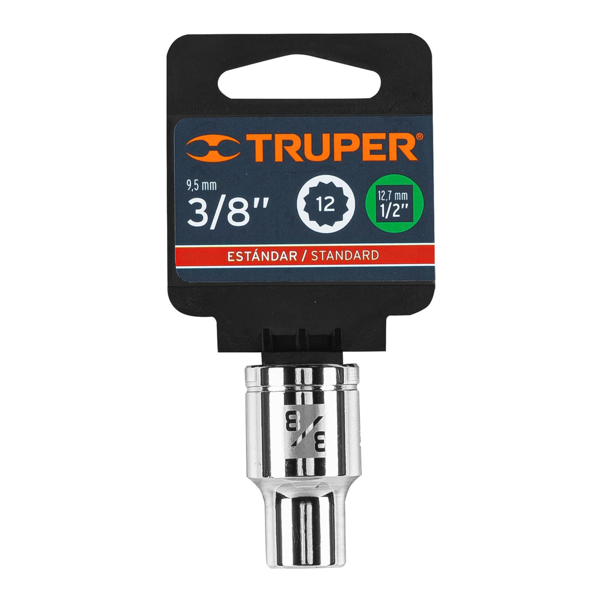 Dado de 3/8' 12 puntas cuadro 1/2' TRUPER — foto oficial 2