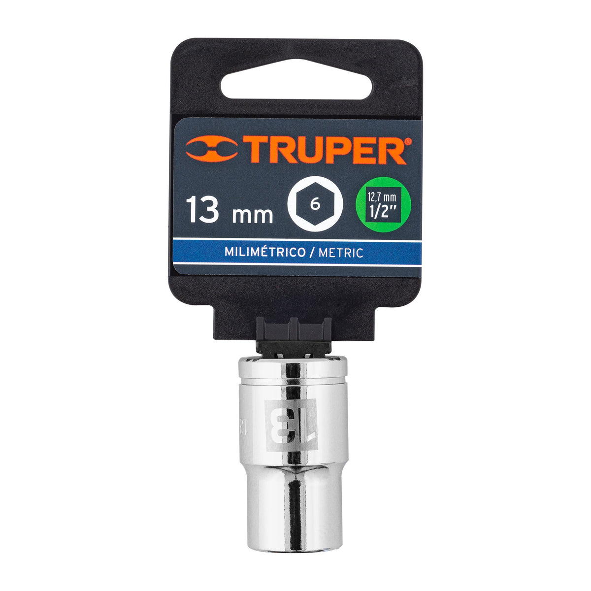 Dado de 13 mm 6 puntas cuadro 1/2' TRUPER — foto oficial 2