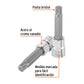 Dado punta larga bristol M14, cuadro 1/2', TRUPER, Truper, SKU 101303 — vista 3
