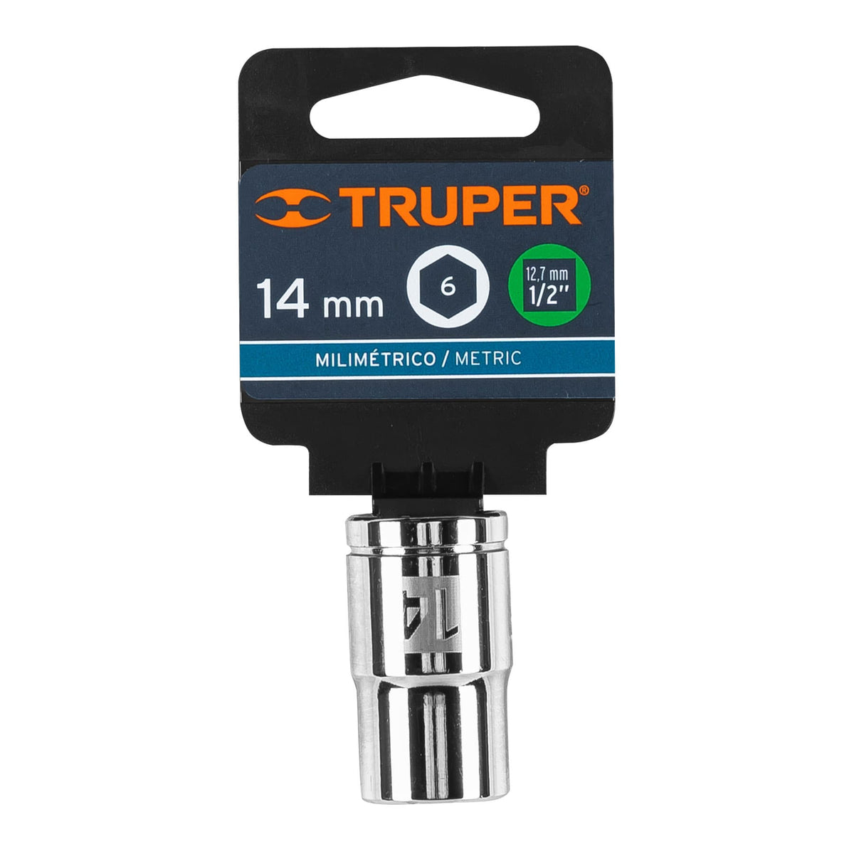 Dado de 14 mm 6 puntas cuadro 1/2' TRUPER — foto oficial 2
