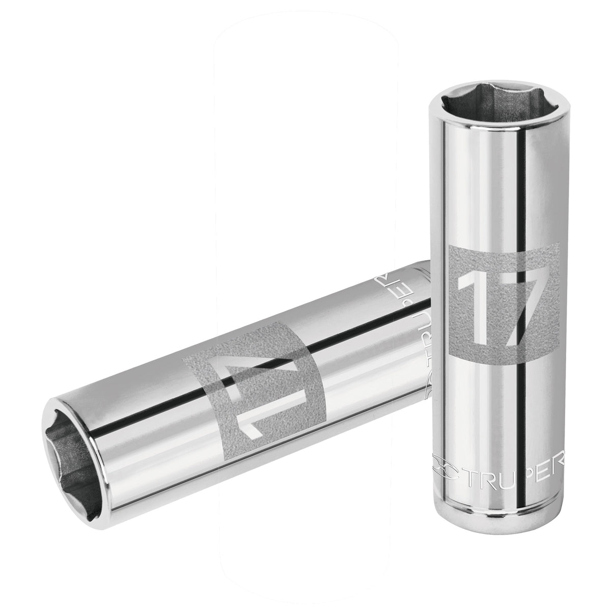 Dado largo de 17 mm 6 puntas cuadro 1/2' TRUPER — foto oficial 1