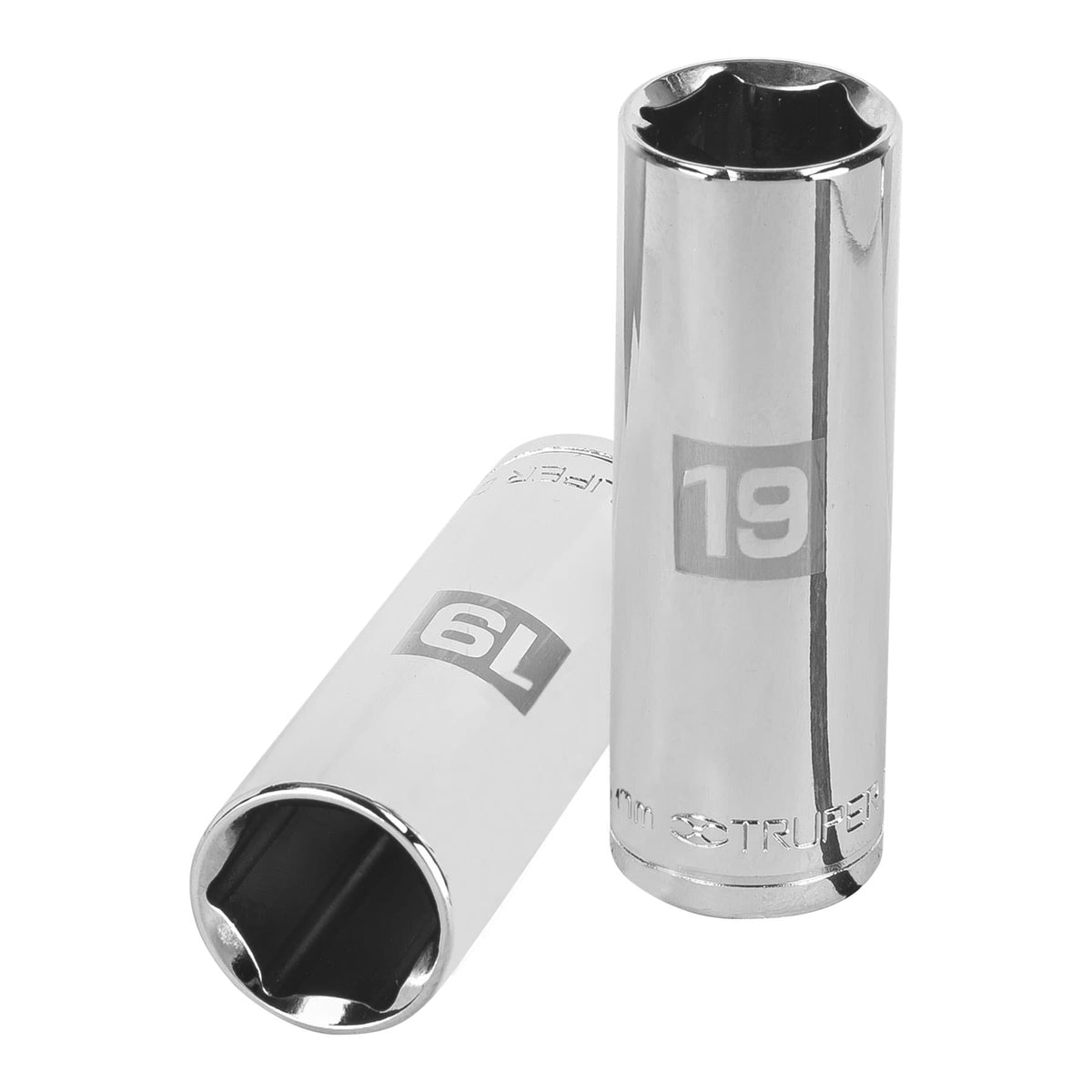 Dado largo de 19 mm 6 puntas cuadro 1/2' TRUPER — foto oficial 1