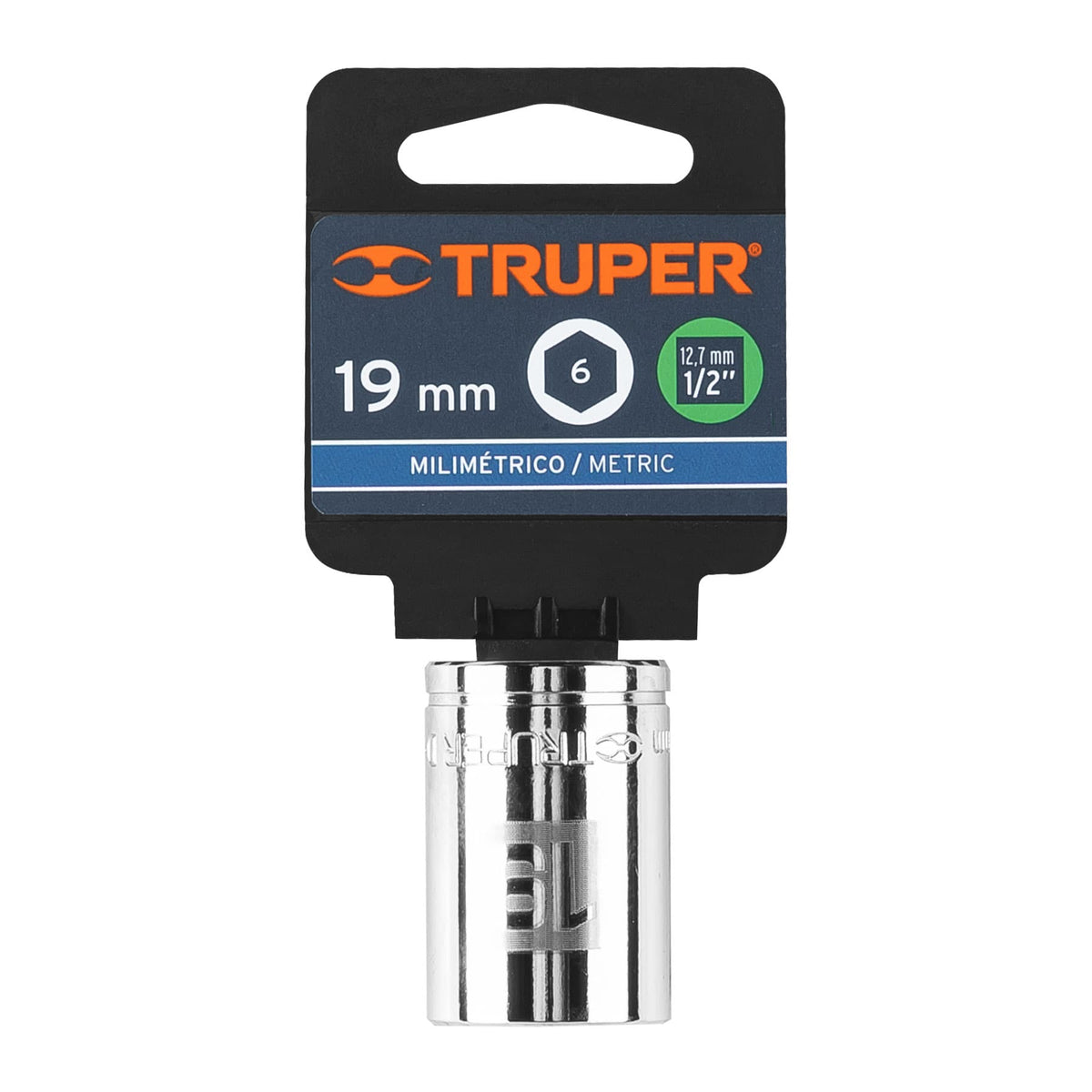 Dado de 19 mm 6 puntas cuadro 1/2' TRUPER — foto oficial 2