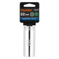 Dado largo de 22 mm, 6 puntas, cuadro 1/2', TRUPER, Truper, SKU 101010 — vista 2