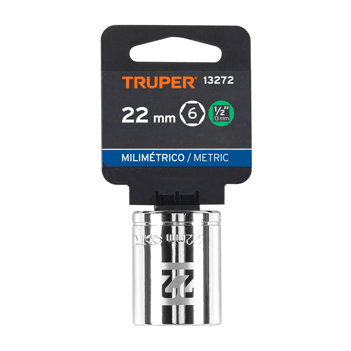 Dado de 22 mm 6 puntas cuadro 1/2' TRUPER — foto oficial 2