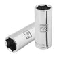 Dado largo de 23 mm, 6 puntas, cuadro 1/2', TRUPER, Truper, SKU 101011