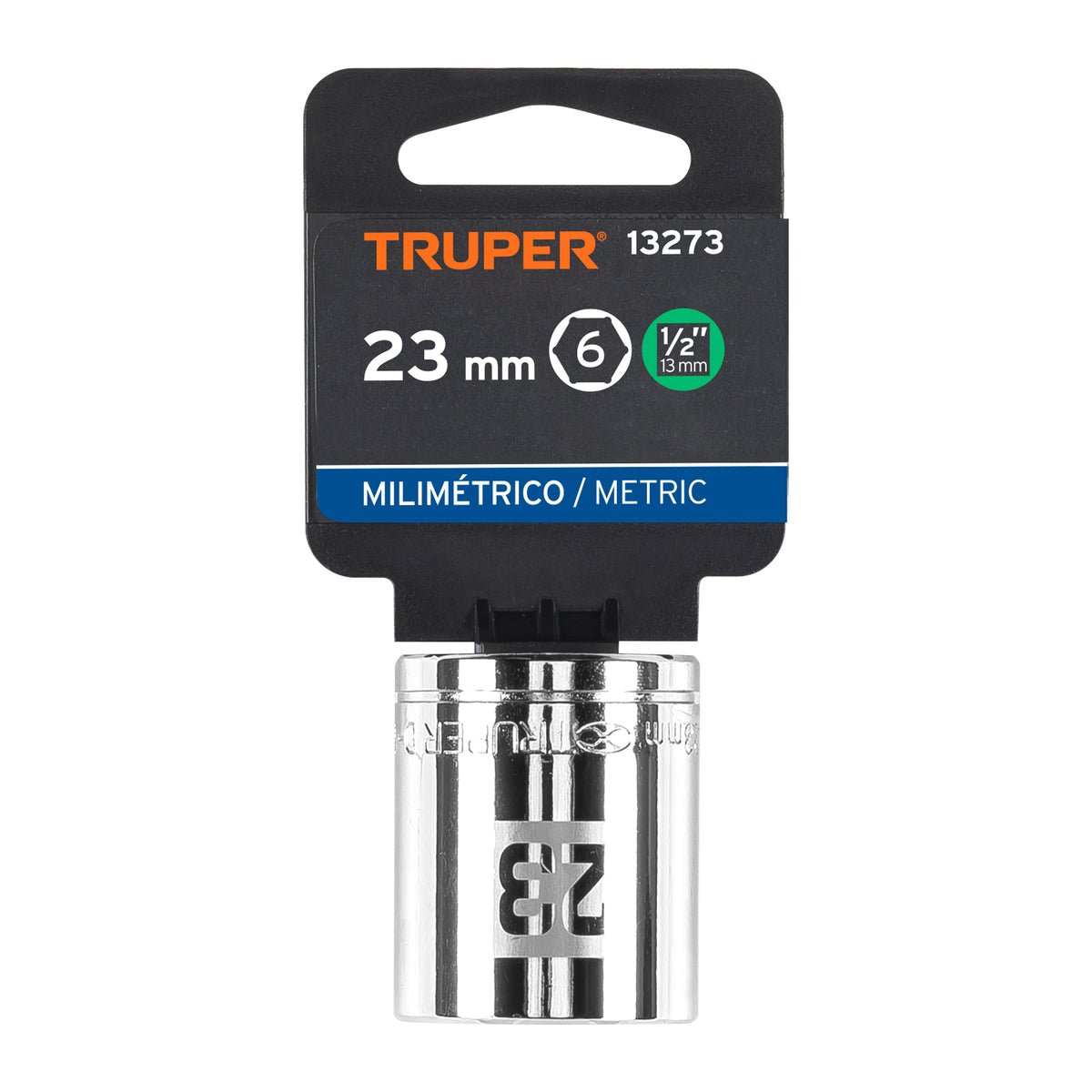 Dado de 23 mm 6 puntas cuadro 1/2' TRUPER — foto oficial 2