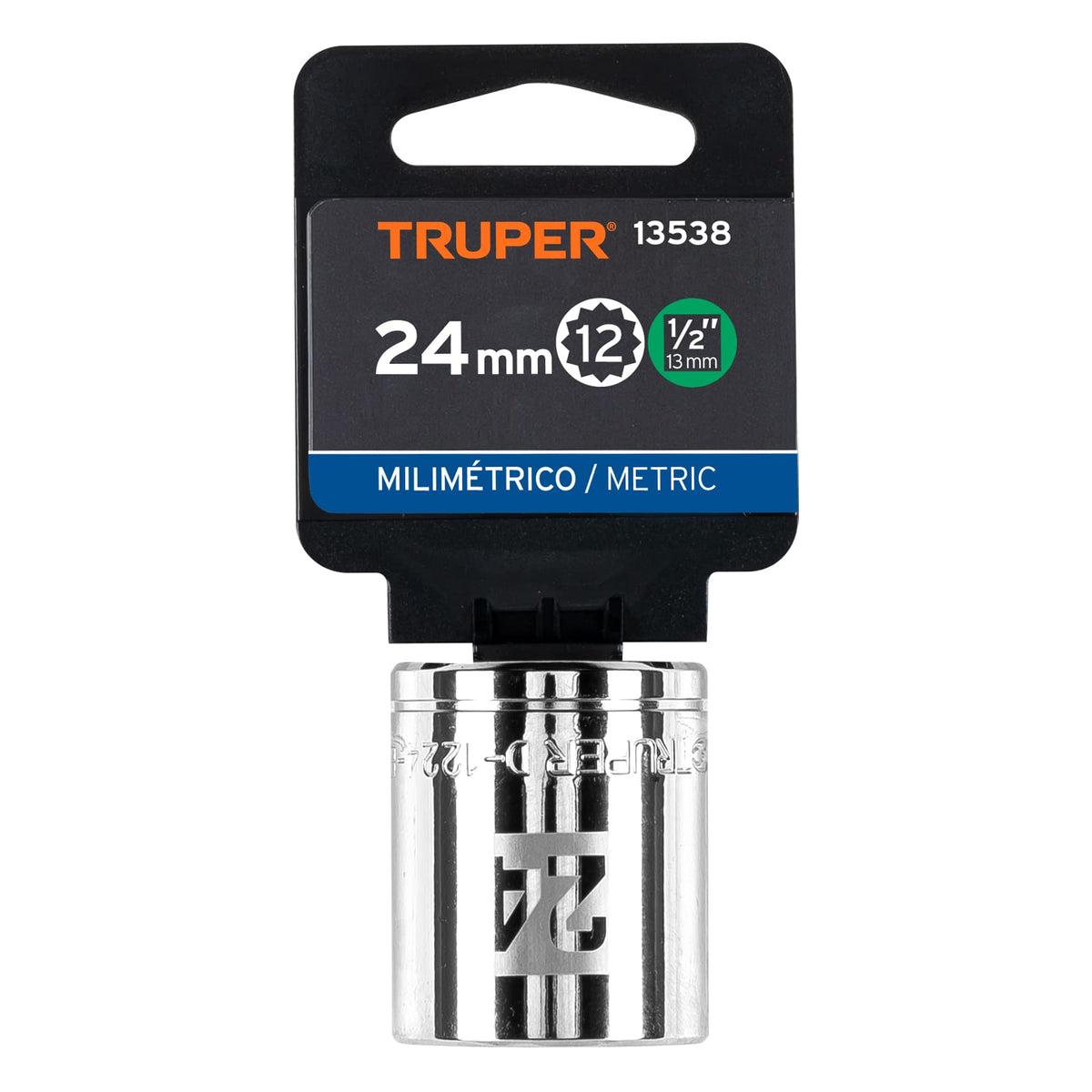 Dado de 24 mm 12 puntas cuadro 1/2' TRUPER — foto oficial 2