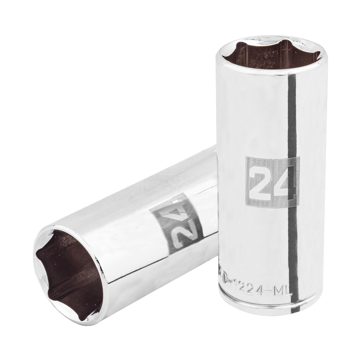 Dado largo de 24 mm, 6 puntas, cuadro 1/2', TRUPER, Truper, SKU 101012