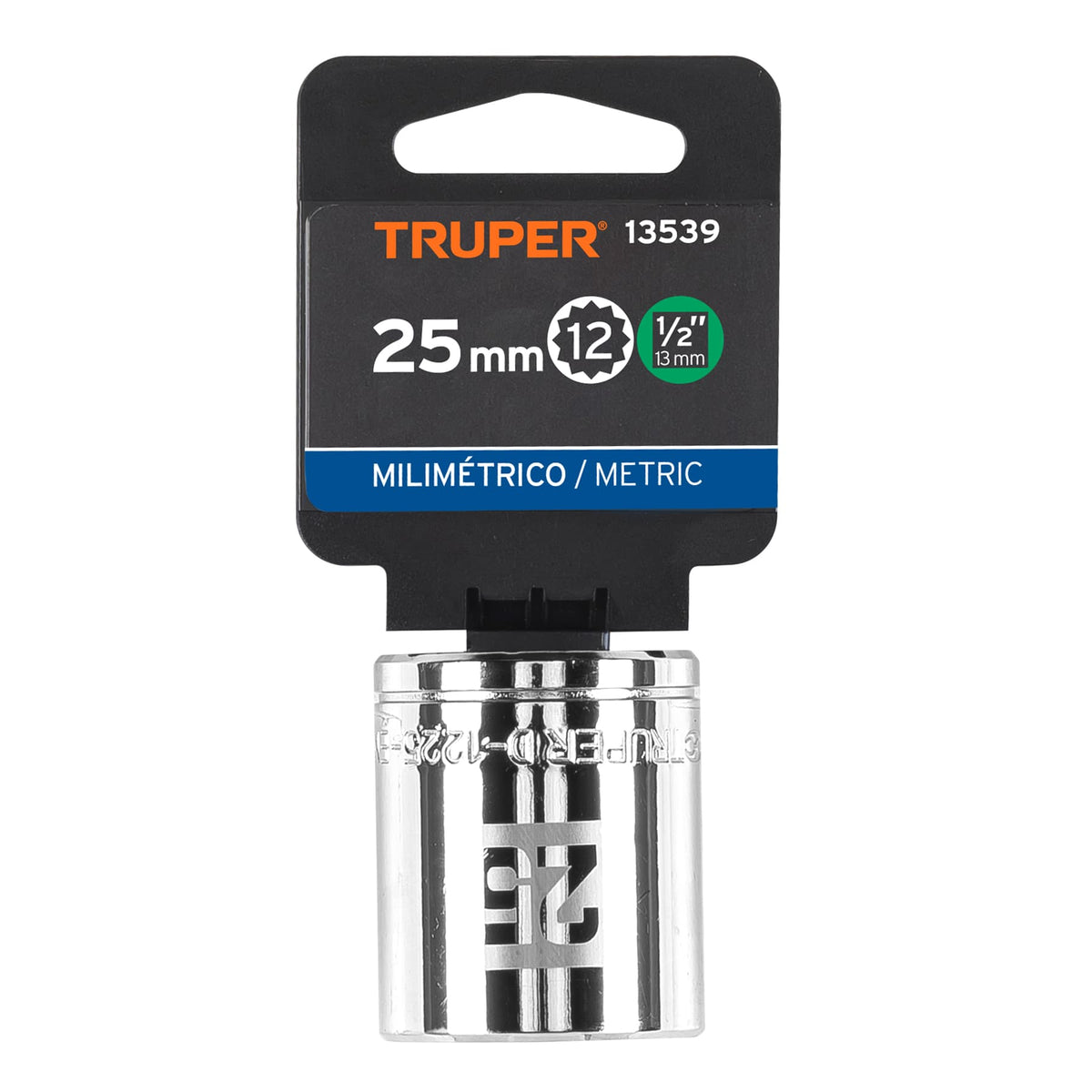 Dado de 25 mm 12 puntas cuadro 1/2' TRUPER — foto oficial 2