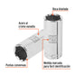 Dado largo de 25 mm, 6 puntas, cuadro 1/2', TRUPER, Truper, SKU 101013 — vista 3
