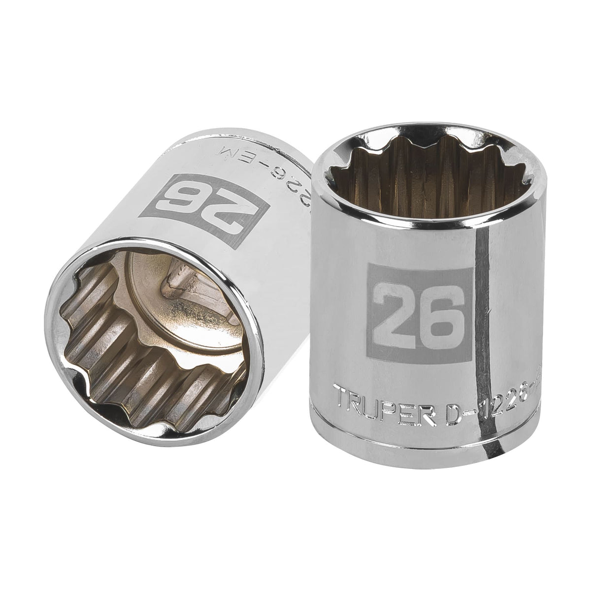 Dado de 26 mm 12 puntas cuadro 1/2' TRUPER — foto oficial 1