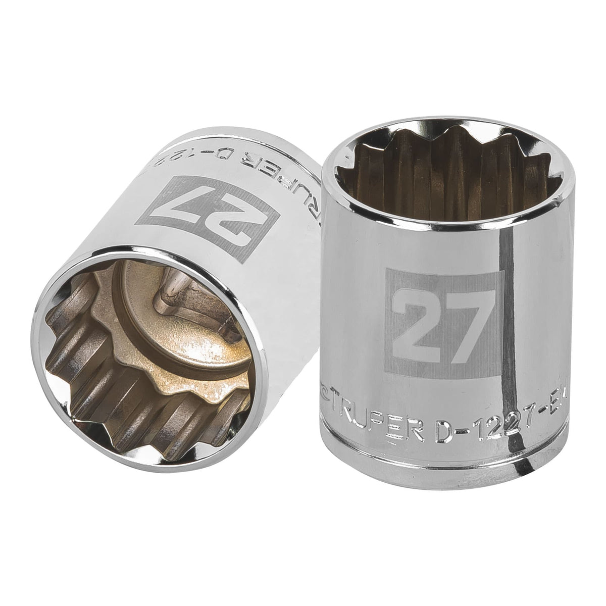 Dado de 27 mm 12 puntas cuadro 1/2' TRUPER — foto oficial 1